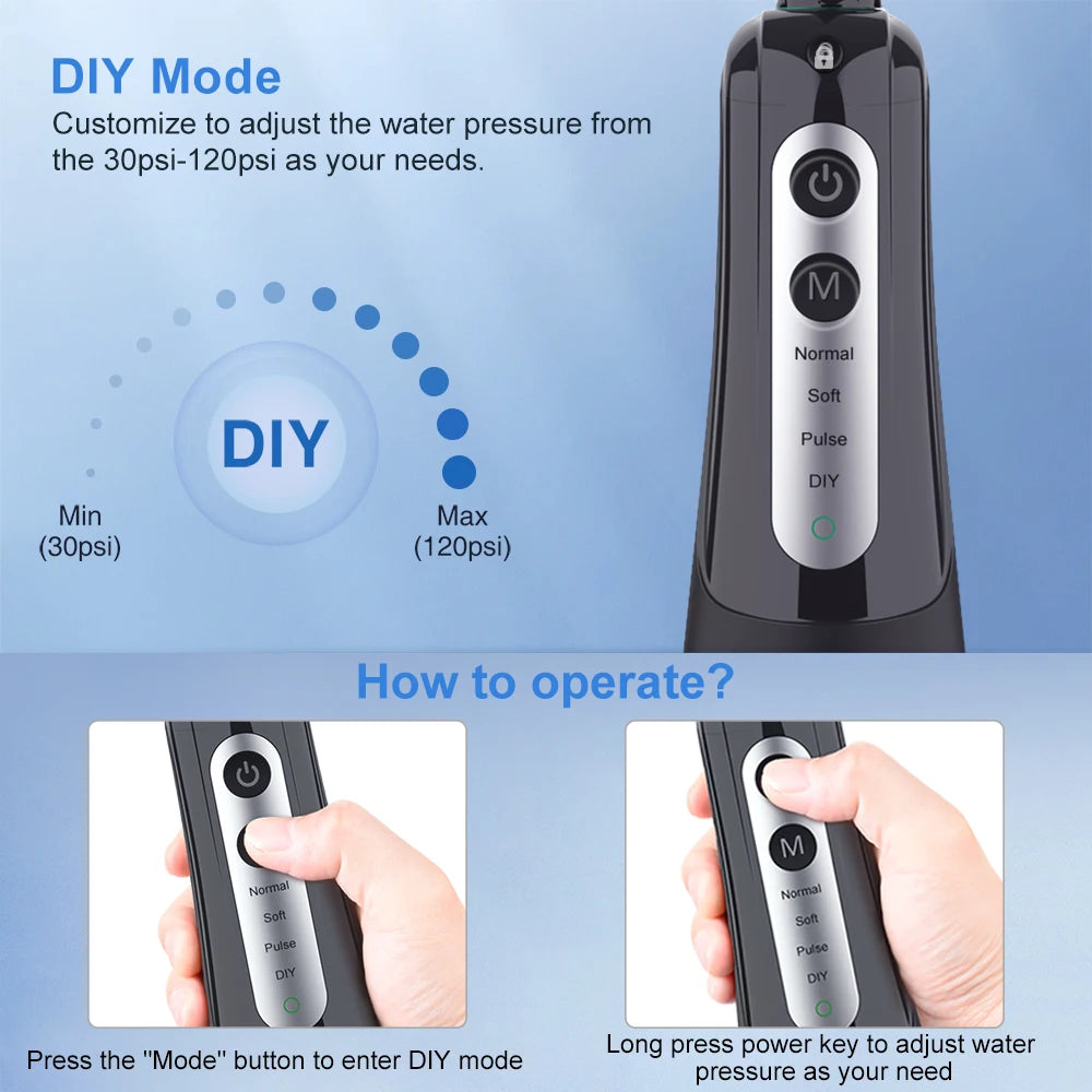 iCoolDown™ Oral Irrigator Dental Water Flosser 300ML - ICoolDown