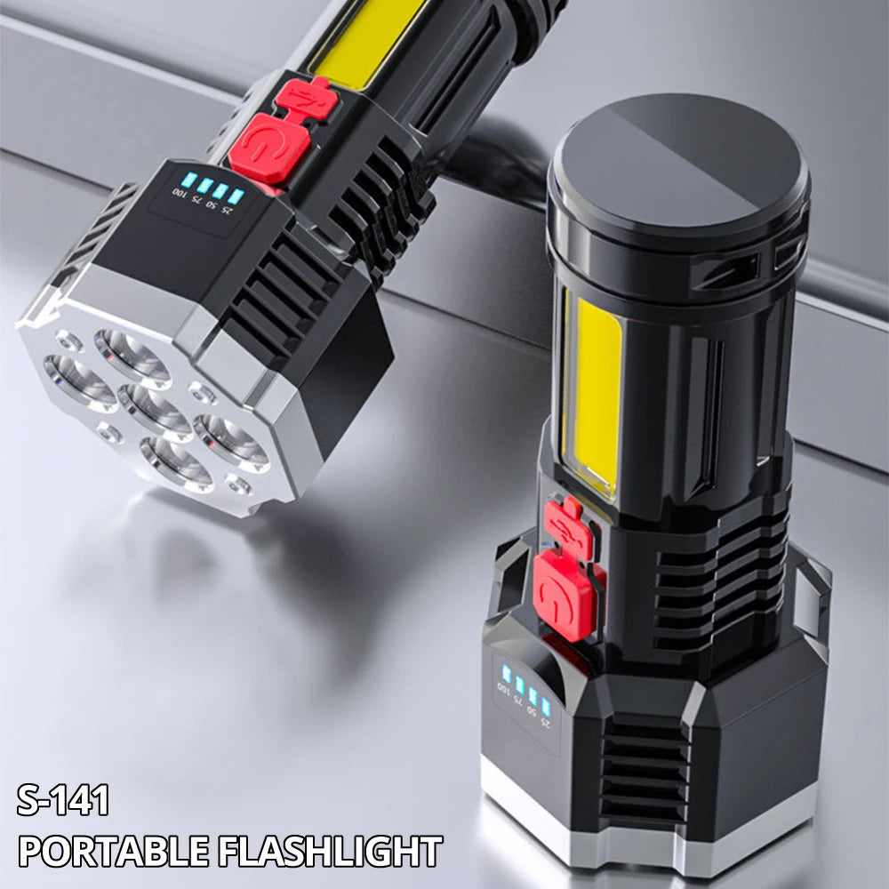 High Power Rechargeable Led Flashlight - ICoolDown