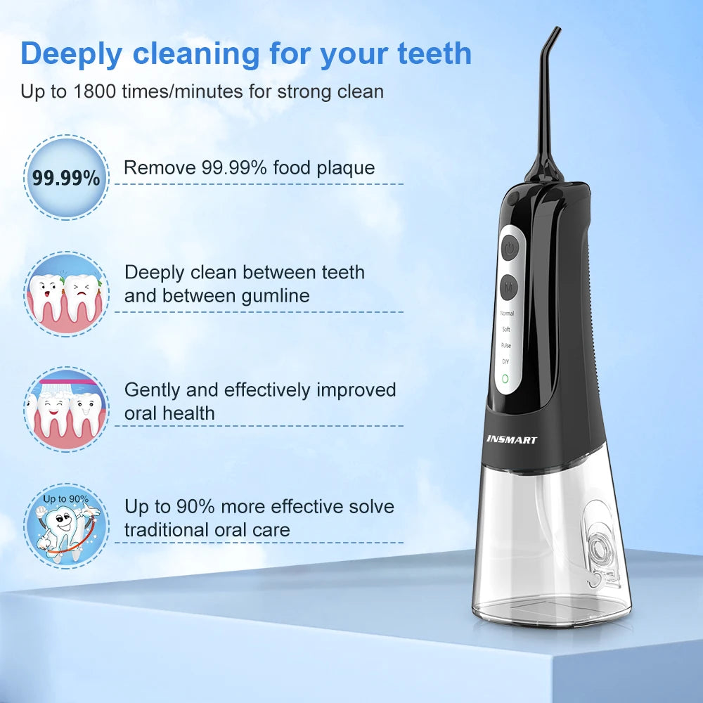 iCoolDown™ Oral Irrigator Dental Water Flosser 300ML - ICoolDown