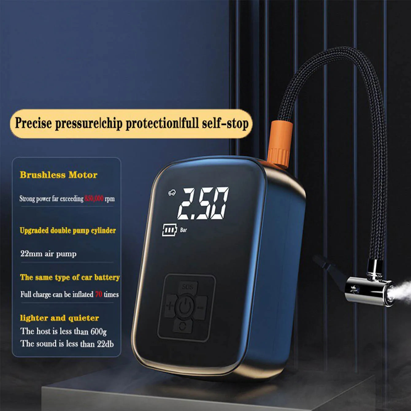 iCoolDown™ Mini Car Tire Inflator 150PSI  ﻿ - ICoolDown