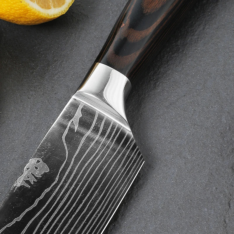 Stainless Steel Kitchen Knives Set - iCoolDown