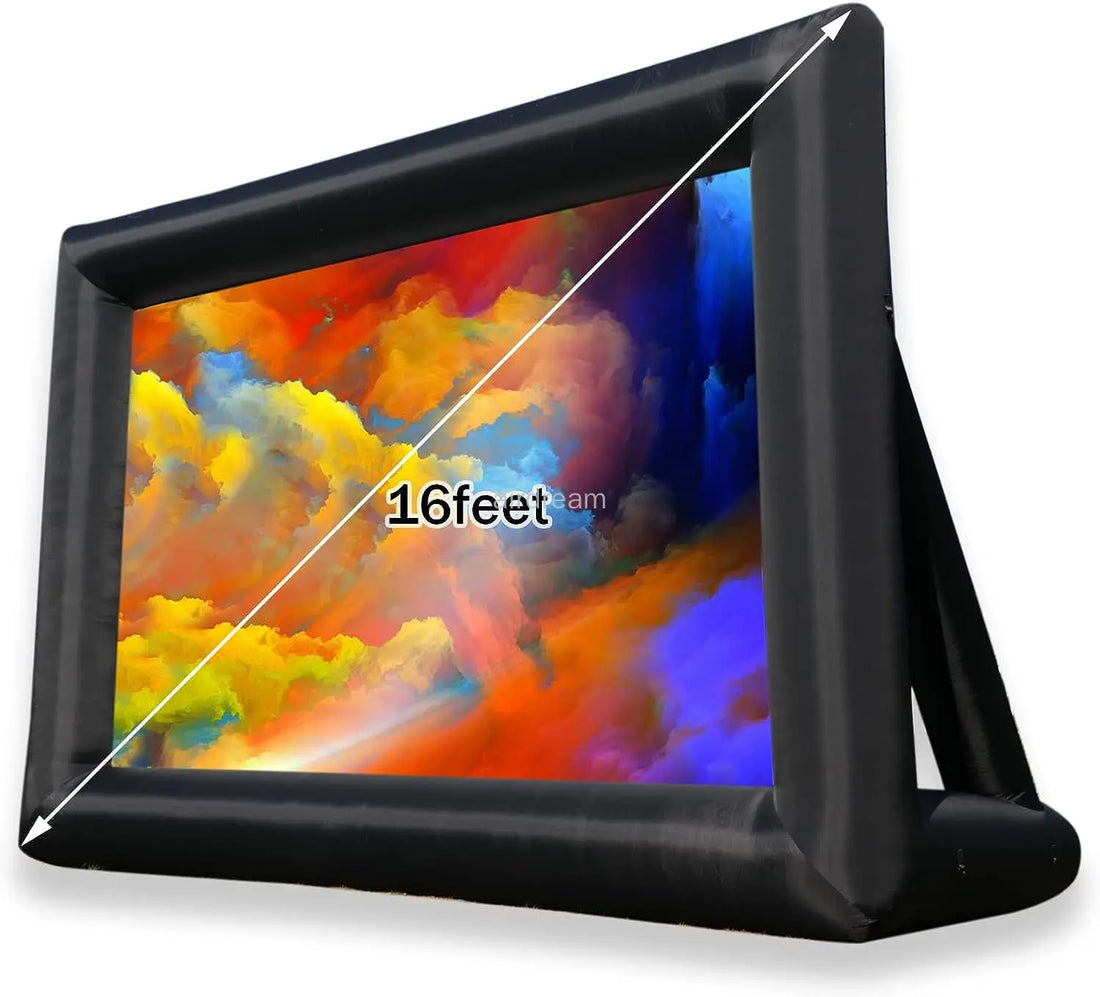 iCoolDown™ Portable Inflatable Projector Screen For Backyard - iCoolDown