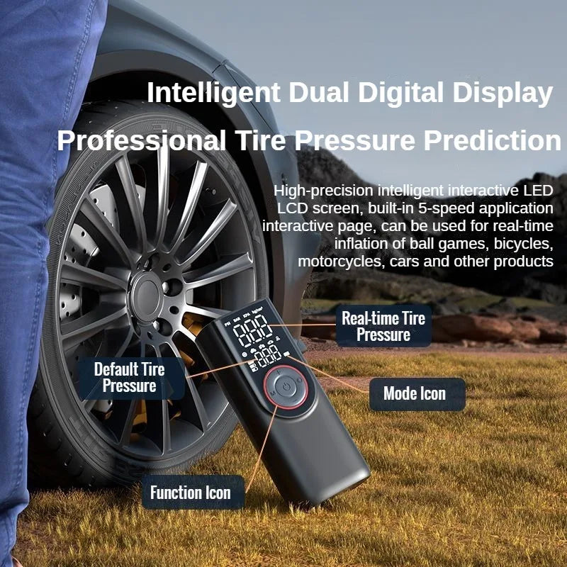2-In-1 Portable Inflator Pump and  Power Bank