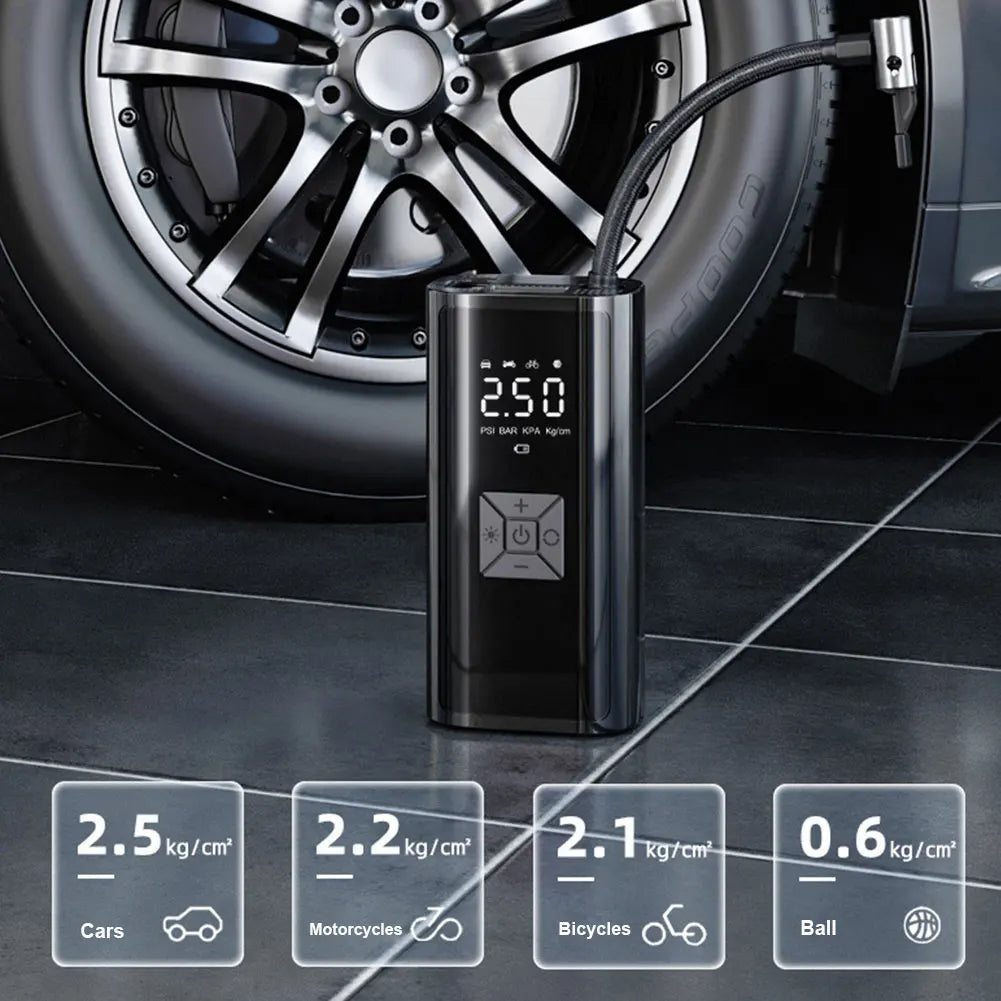 6000mAh Portable Car Air Compressor