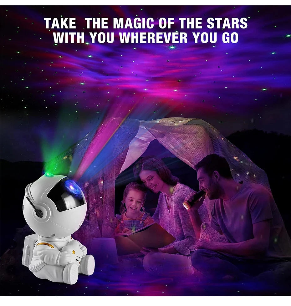 LuxiLights™ Galaxy Star Astronaut Starry Sky Projector Lamp - iCoolDown