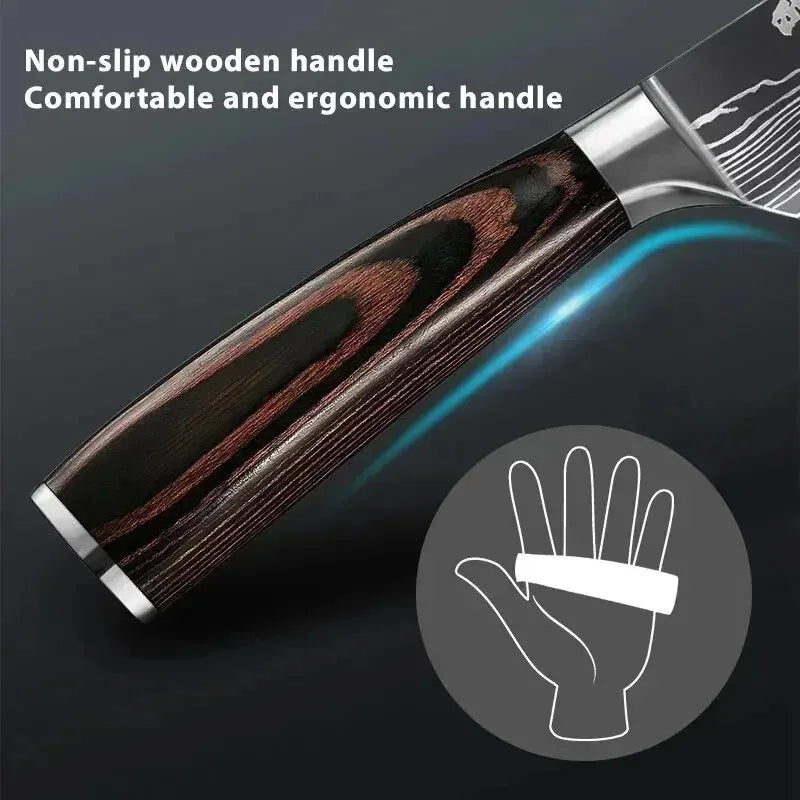 Stainless Steel Kitchen Knives Set - iCoolDown