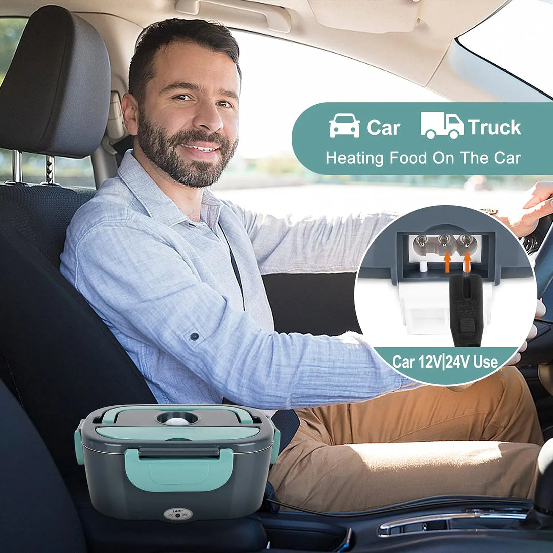 Portable Electric Lunch Box 1.2L 1.8L - iCoolDown