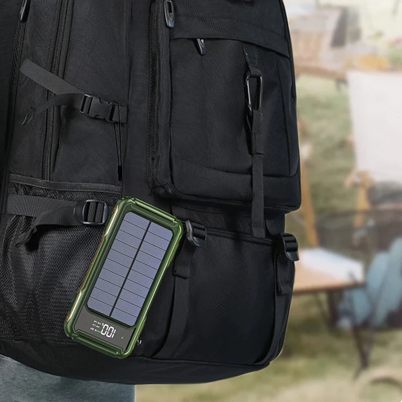 Solar Power Bank 200000mAh 4-In-1 Cables - iCoolDown