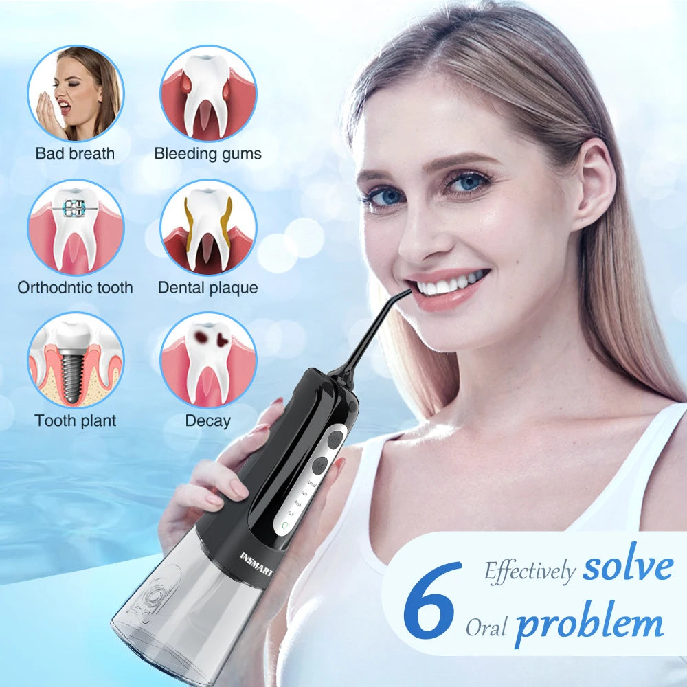 iCoolDown™ Oral Irrigator Dental Water Flosser 300ML - ICoolDown