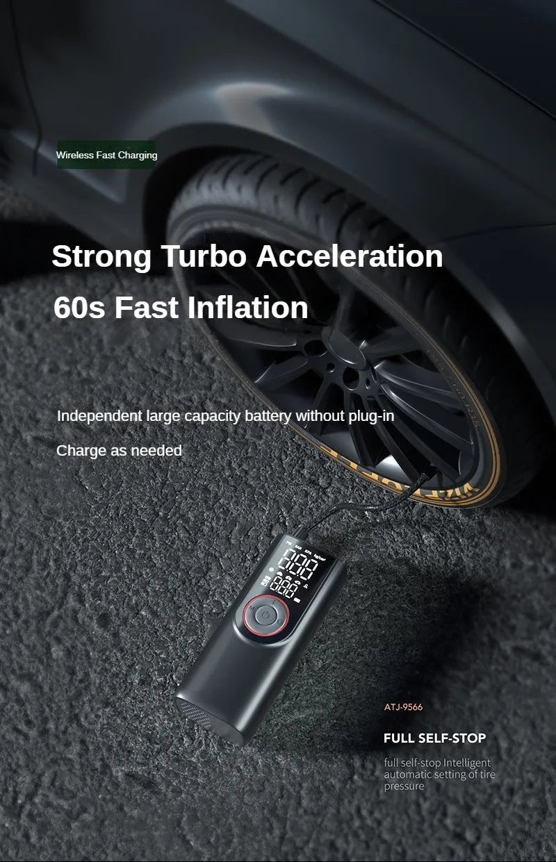 2-In-1 Portable Inflator Pump and  Power Bank