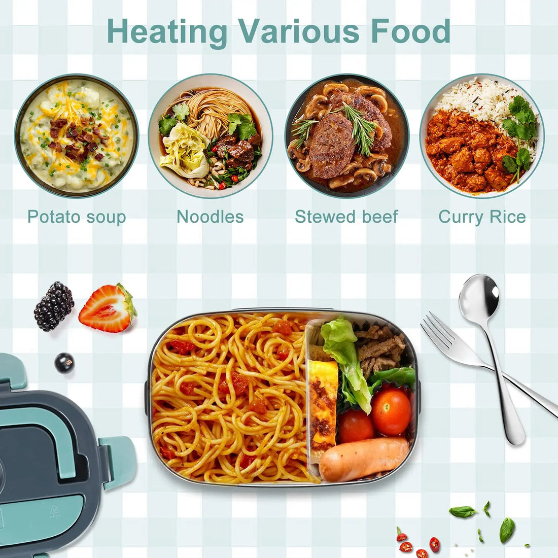 Portable Electric Lunch Box 1.2L 1.8L - iCoolDown