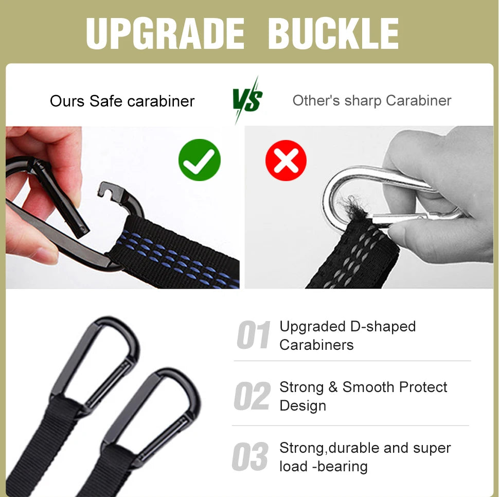 iCoolDown™ 3 in 1 Mosquito Mesh Nylon Camping Hammock - ICoolDown