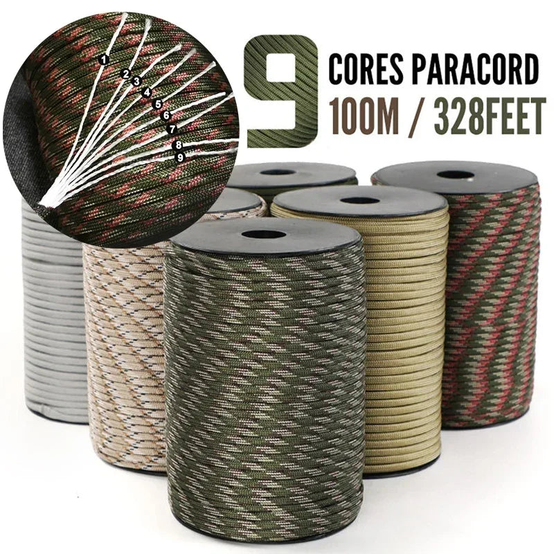 Camping Weaving Military Paracord Rope 650Lbs - ICoolDown