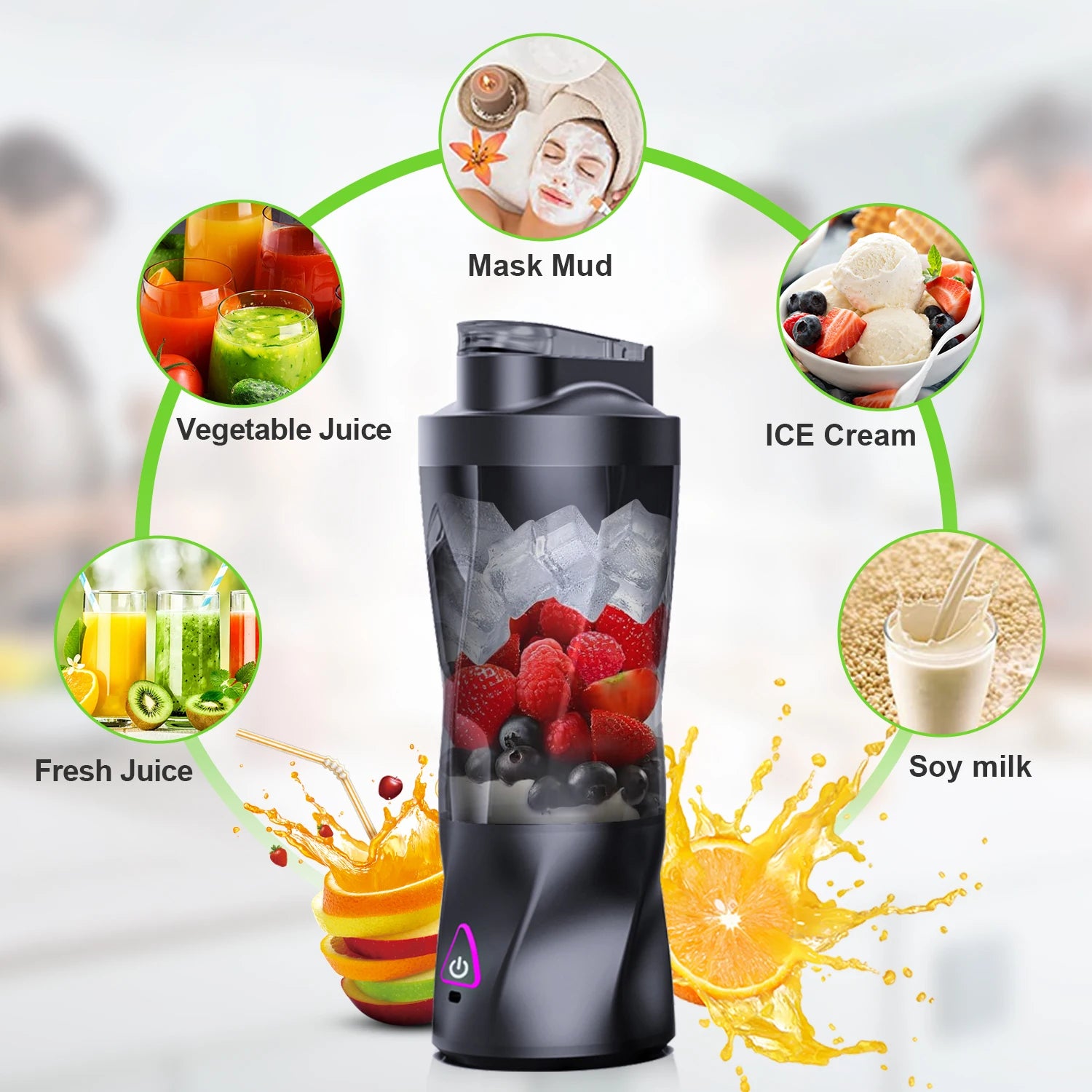iCoolDown™ Electric Portable Juicer 700ML - ICoolDown