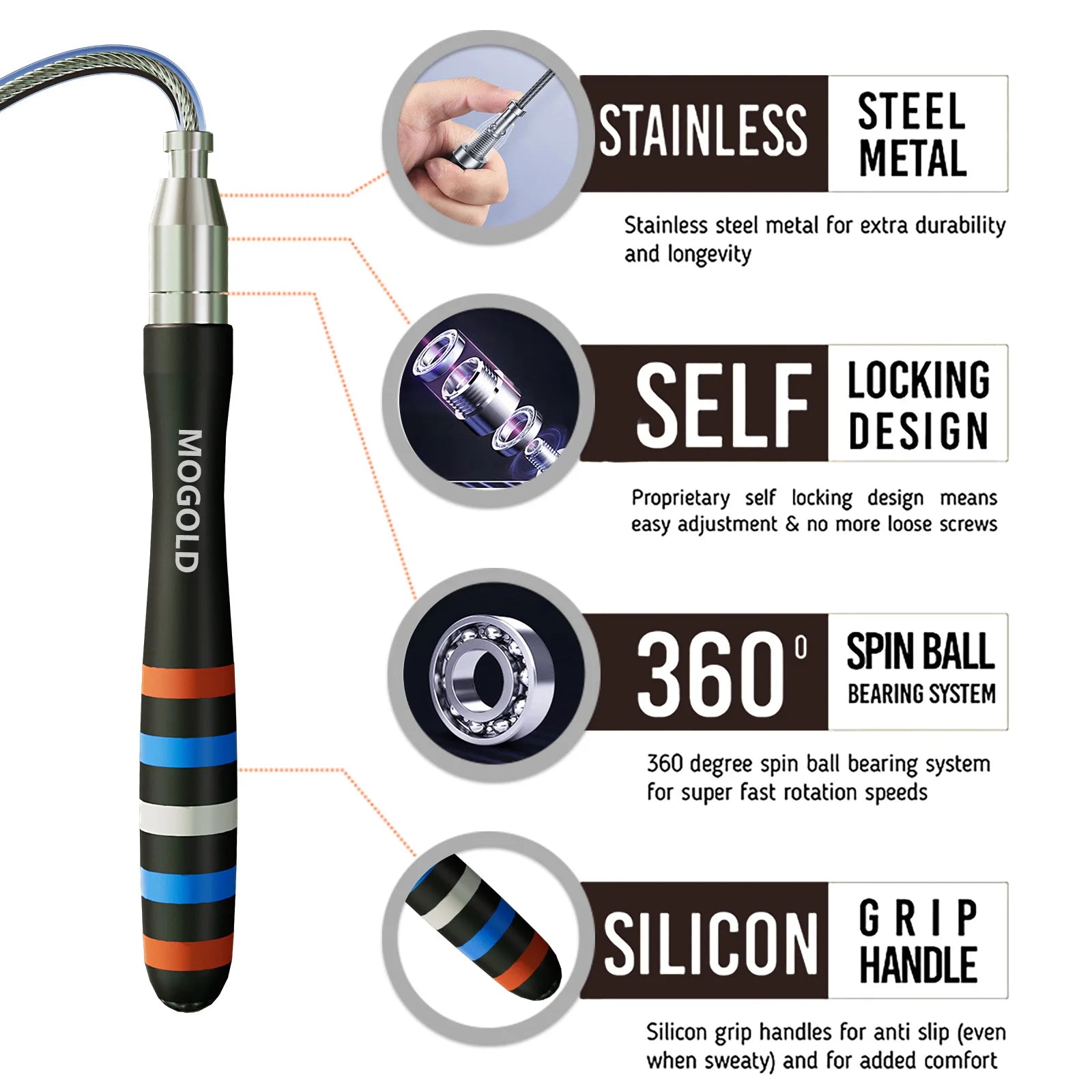 iCoolDown Speed Jump Rope