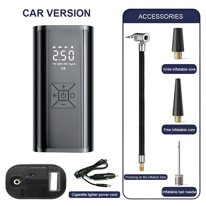 6000mAh Portable Car Air Compressor