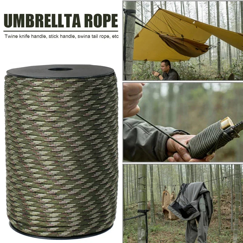 Camping Weaving Military Paracord Rope 650Lbs - ICoolDown