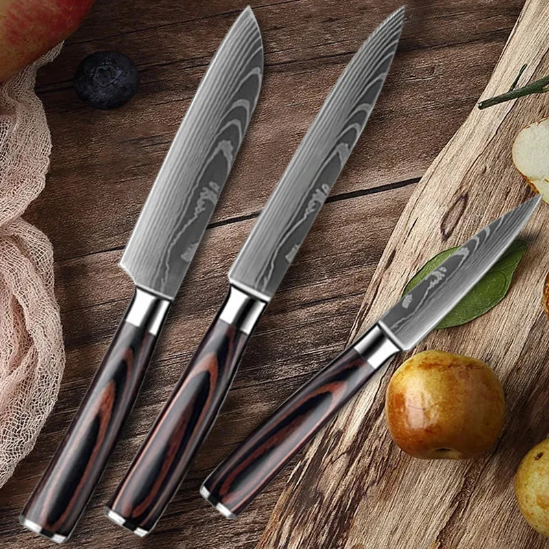 Stainless Steel Kitchen Knives Set - iCoolDown