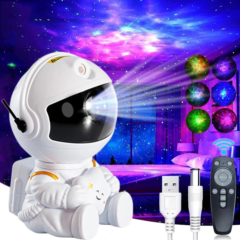 LuxiLights™ Galaxy Star Astronaut Starry Sky Projector Lamp - iCoolDown