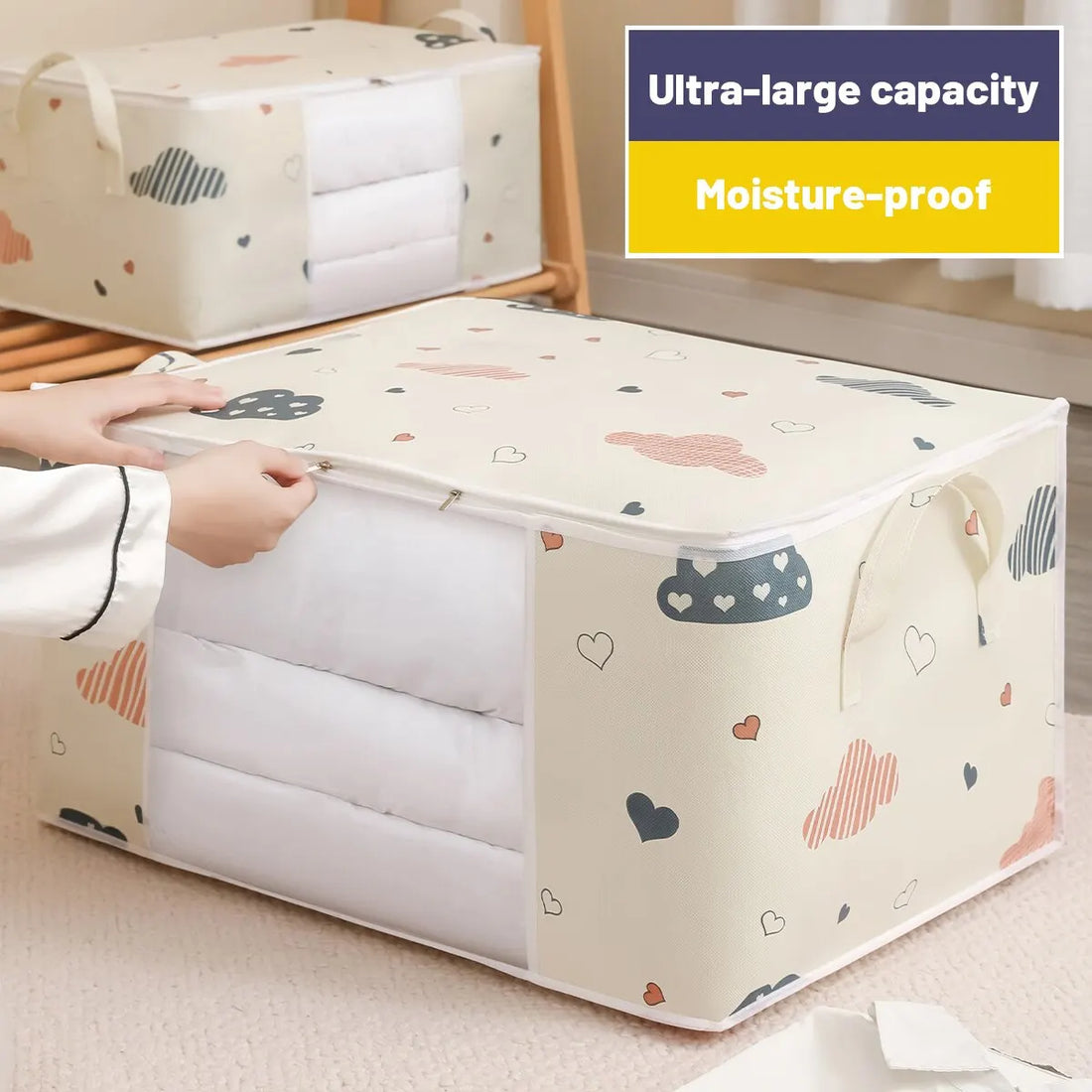 iCoolDown™ Large Capacity Clothes Storage Zipper Bag