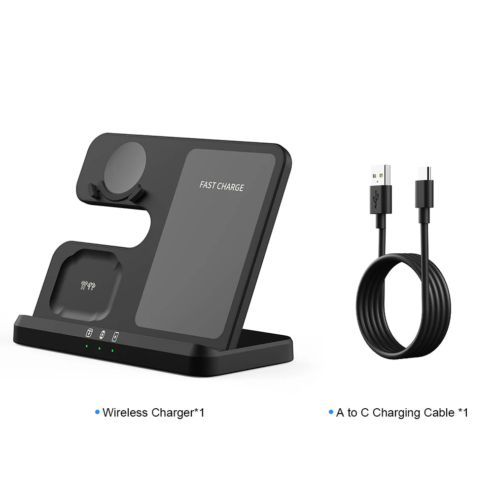 iCoolDown™ 3 In 1 Qi Fast Wireless Qi Fast Charger Stand - ICoolDown