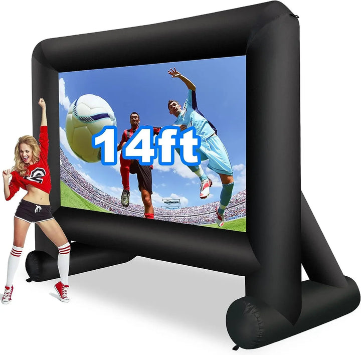 iCoolDown™ Portable Inflatable Projector Screen For Backyard - iCoolDown