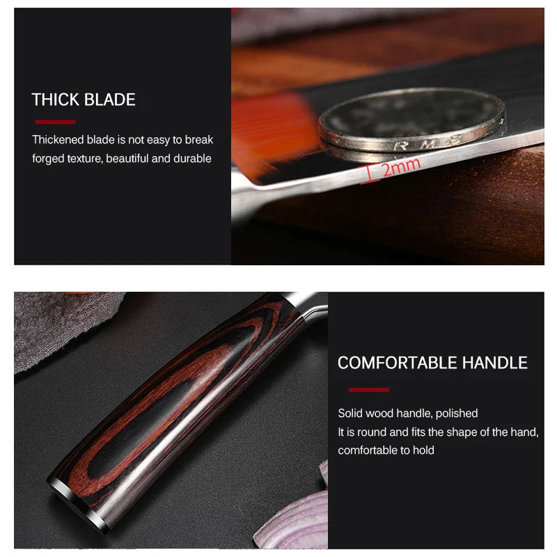Stainless Steel Kitchen Knives Set - ICoolDown