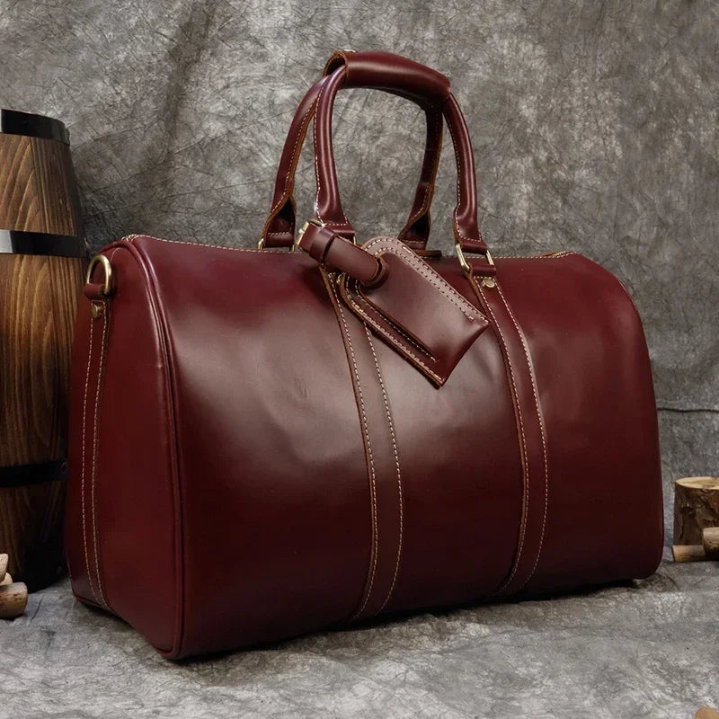 iCoolDown™ Vintage Leather Travel Shoe Bag - iCoolDown
