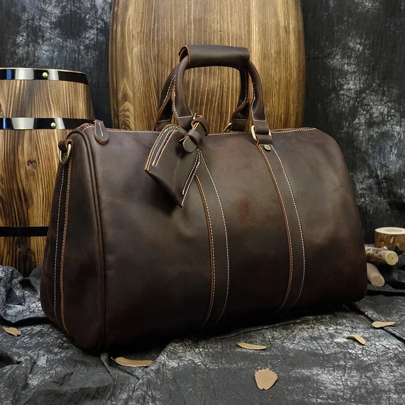 iCoolDown™ Vintage Leather Travel Shoe Bag - iCoolDown