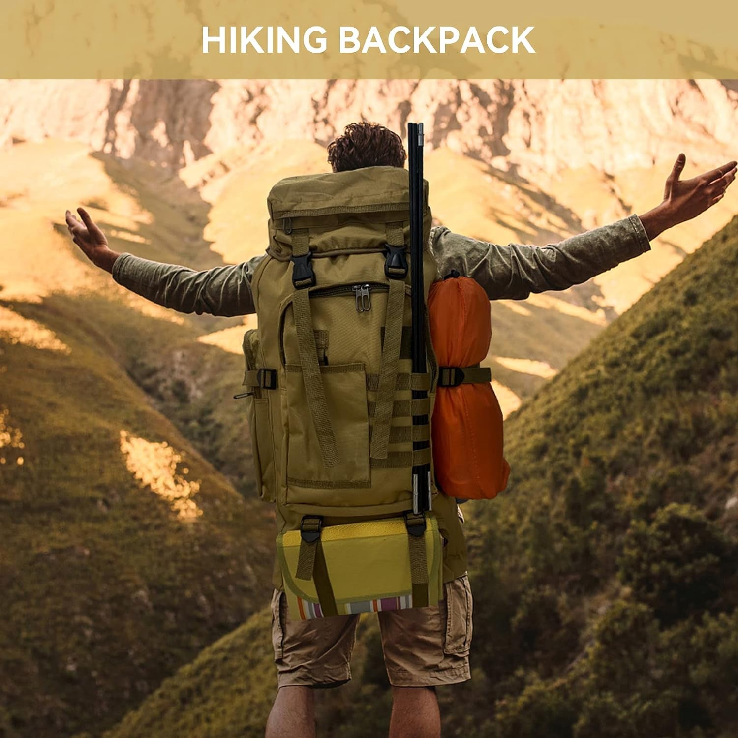 75L Hiking Backpack Camping Outdoor Trekking - ICoolDown