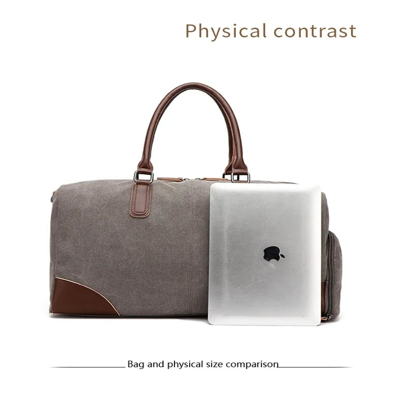 iCoolDown™ Canvas Travel Duffel Bag - iCoolDown