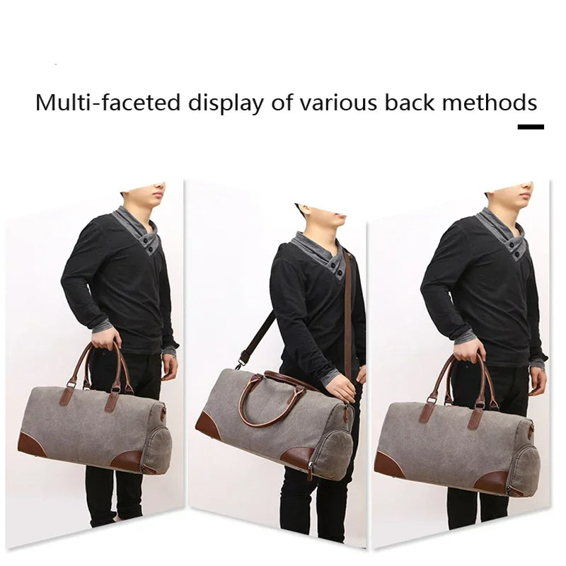 iCoolDown™ Canvas Travel Duffel Bag - iCoolDown