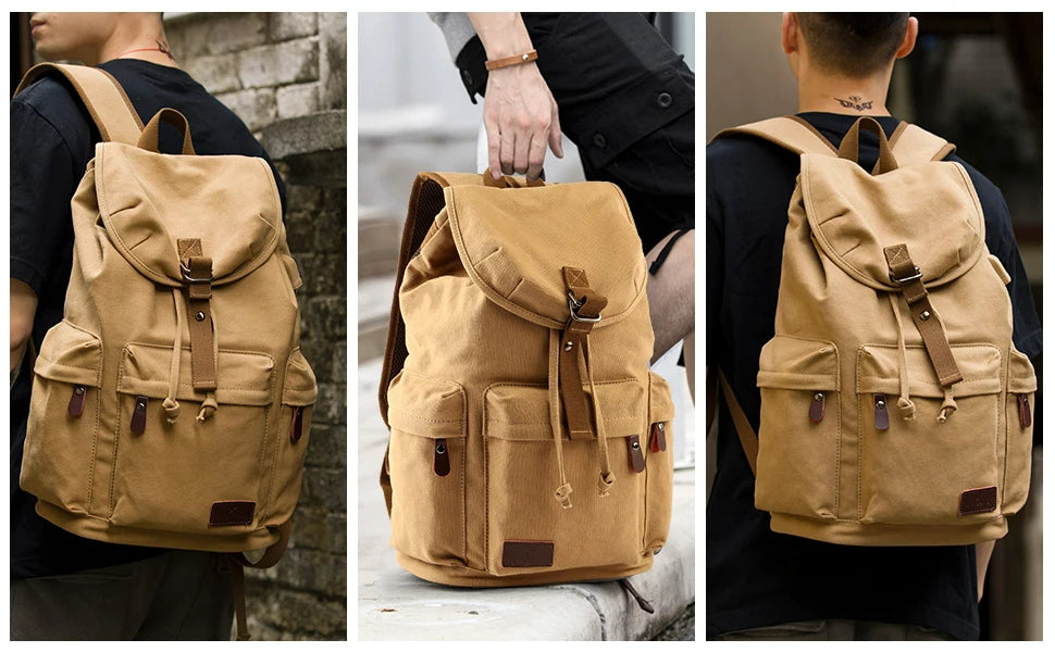 iCoolDown™ Vintage Backpack Laptop - 15.6 Inch - ICoolDown
