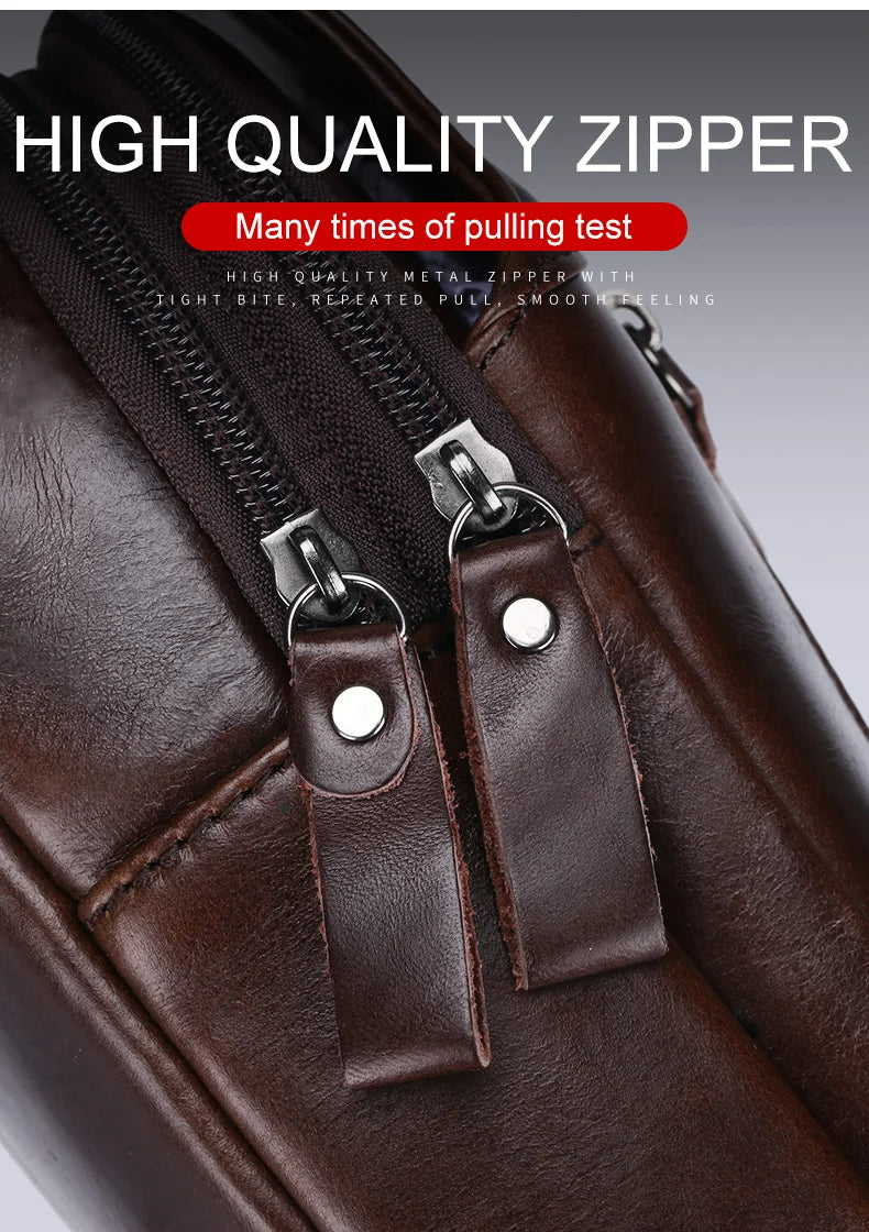 iCoolDown™ Men's Leather Chest Bag - ICoolDown