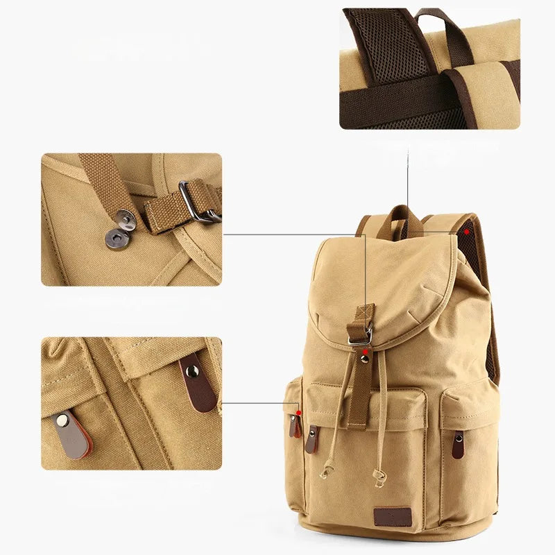 iCoolDown™ Vintage Backpack Laptop - 15.6 Inch - ICoolDown