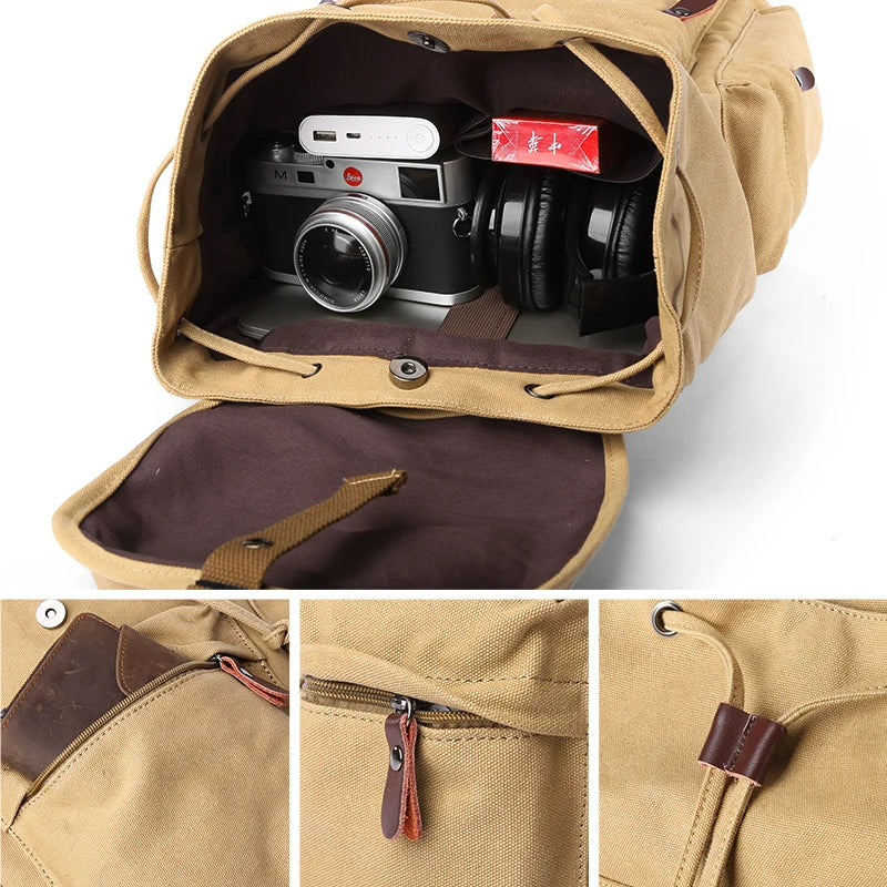 iCoolDown™ Vintage Backpack Laptop - 15.6 Inch - ICoolDown