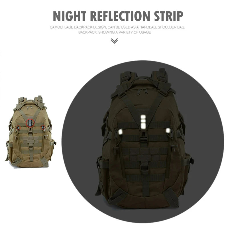 iCoolDown™ 30L-40L Military Tactical Camping Backpack - ICoolDown