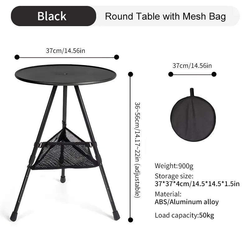 Foldable Round Camping Table - ICoolDown