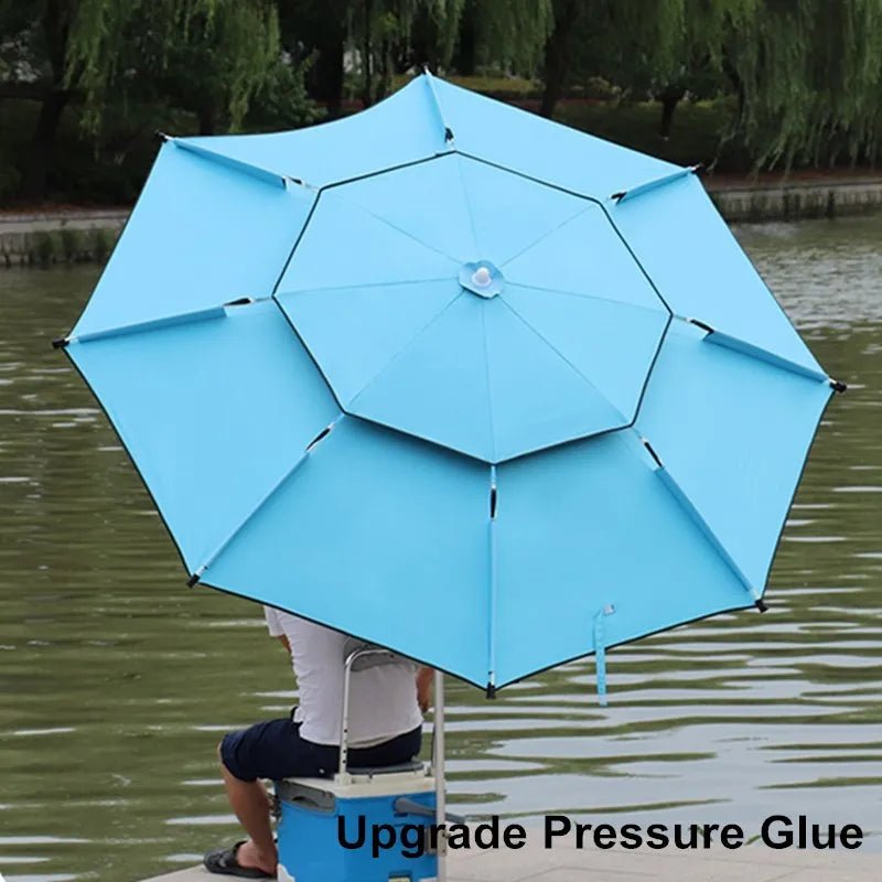 Large Adjustable Fishing Rain-proof Beach Umbrella - ICoolDown