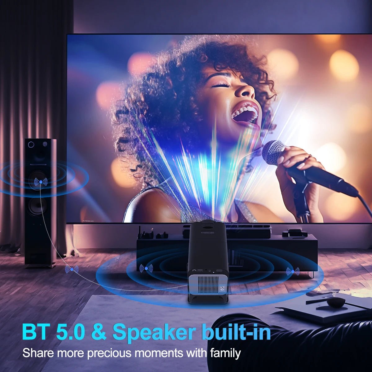 iCoolDown™ Outdoor Projector Mini 4K Cinema - ICoolDown