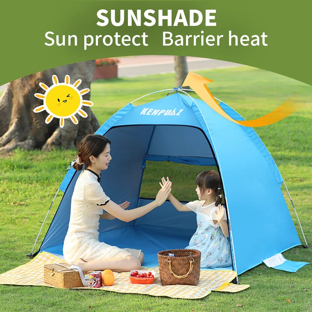 Portable Beach Blue Kids Tents - ICoolDown