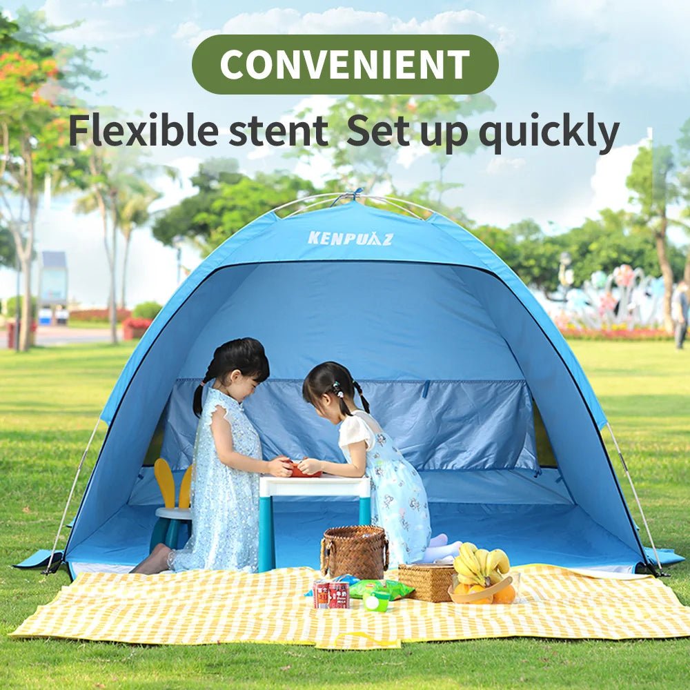 Portable Beach Blue Kids Tents - ICoolDown