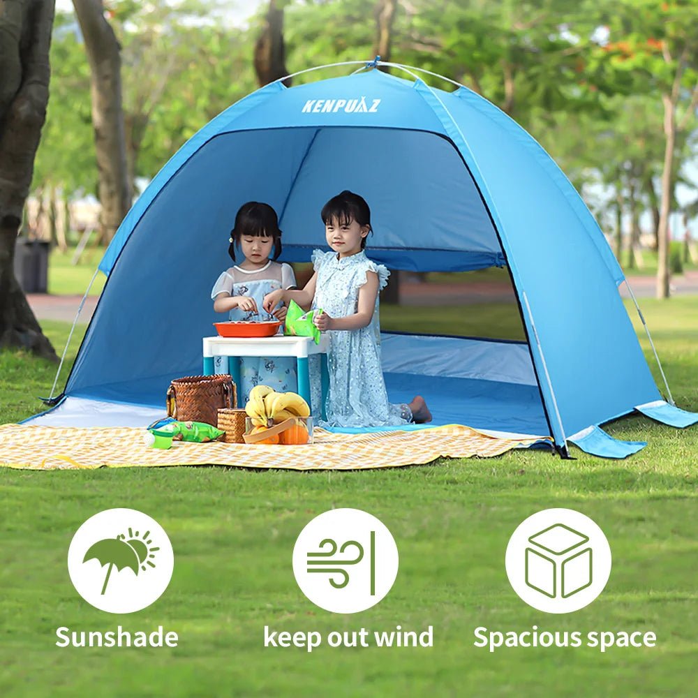 Portable Beach Blue Kids Tents - ICoolDown
