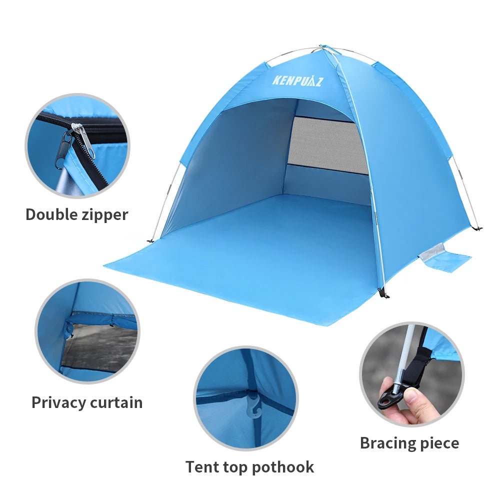 Portable Beach Blue Kids Tents - ICoolDown