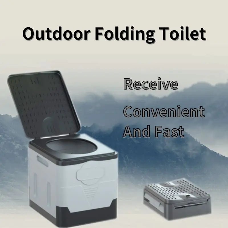 Portable, Collapsible, Anti-Odor Travel Emergency Folding Toilet - ICoolDown