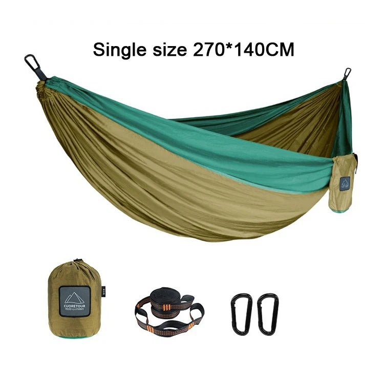 Portable Nylon  Outdoor Camping Hammock - Single/Double Size - ICoolDown