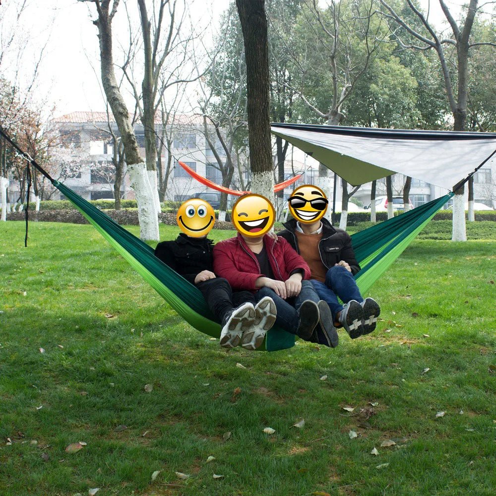 Portable Nylon  Outdoor Camping Hammock - Single/Double Size - ICoolDown