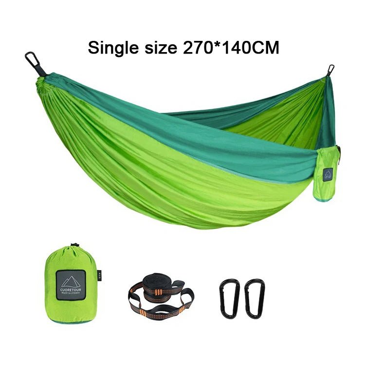 Portable Nylon  Outdoor Camping Hammock - Single/Double Size - ICoolDown