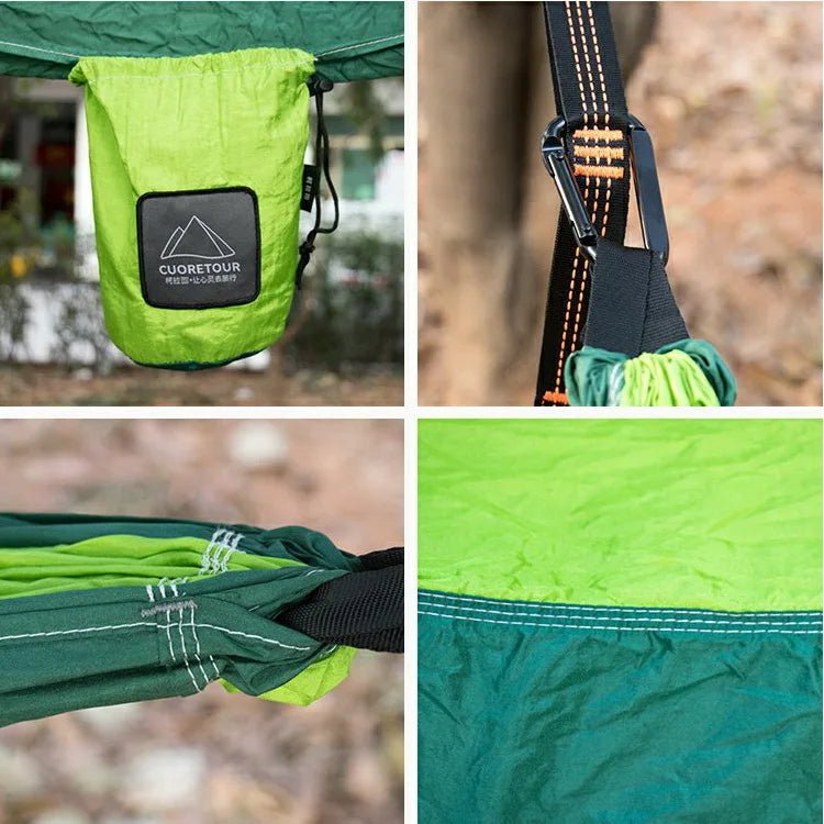 Portable Nylon  Outdoor Camping Hammock - Single/Double Size - ICoolDown
