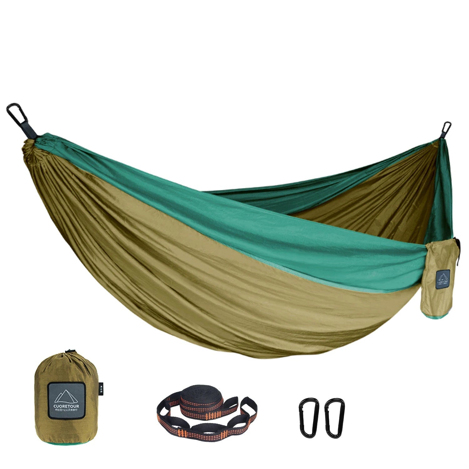 Portable Nylon  Outdoor Camping Hammock - Single/Double Size - ICoolDown